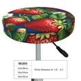 thumbnail image 4 of Kll Strawberry2 Round Bar Chair Cushion Cover 13 Inch,Bar Stool Protector With Elastic, Soft Washable, 4 of 7