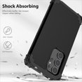 thumbnail image 3 of Allytechgroup Heavy Duty Case for Samsung Galaxy S25 Ultra, Soft TPU + Rugged PC Triple-Layers Four Corners Protection Shockproof Anti-Scratch Case for Samsung Galaxy S25 Ultra, Black, 3 of 8