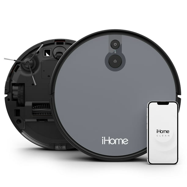 iHome AutoVac Juno Robot Vacuum with Mapping Technology, 2000pa Strong