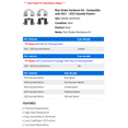 thumbnail image 2 of Rear Brake Hardware Kit - Compatible with 2021 - 2023 Hyundai Elantra 2022, 2 of 2