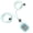 Blue, variant on Miniature Oxygens Pumps For Fish Tanks Easy to Carry Quiet USB Fish Tanks Air Pumps for Great