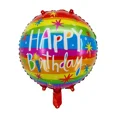 thumbnail image 2 of Happy Birthday Rainbow Foil Balloons 3 Pack Party Decor Balloons, 2 of 4