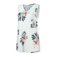 thumbnail image 4 of Ichuanyi Womens Tops, Summer Fashion Women's V-Neck Sleeveless Printing Camisole Vest Tee Tops Blouses, 4 of 9