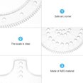 thumbnail image 4 of 1 Set 28pcs Curve Gauge Painting Tools Multifunction Drawing Kit Drawing Tools, 4 of 7