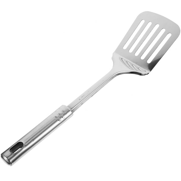 Masteelf Stainless Steel Cooking Utensil with Hollow Handle for Kitchen Use Silver Heat Resistant 1PC