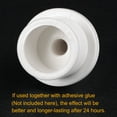 thumbnail image 4 of Unique Bargains 8mm Barb x 20mm Spigot Straight PVC Pipe Fitting Adapter White 3 Count, 4 of 5