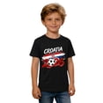 thumbnail image 4 of T-shirt Garçon Col Rond T-Shirt Graphique Hauts de Baseball Vêtements Filles 2T, 4 of 5