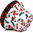 thumbnail image 4 of CoCopeaunts Men Fisherman Hat Cherry Fruit Cotton Women Bucket Hat Summer Travel Packable Wide Brim Reversible Fisherman Cap, 4 of 8