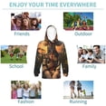 thumbnail image 5 of Lsque Flower Field Poodle Patten Youth Hoodie Sweatshirt Pullover with Kangaroo Pocket Boys and Girls Hoodie Warm Hoodie for Kids-Large, 5 of 6
