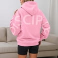 thumbnail image 6 of CAIXIA Men's Hooded Sweatshirts Yahweh Forgiven Letter Print Graphic Hoodies pullover Oversized Loose Pullover Sweatshirts,Pink, 6 of 7