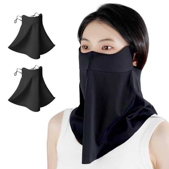 DOVACKA UPF 50 UV Sun Protection Face Mask with Neck Coverage, Breathable Face Shield for Summer Outdoor Activities