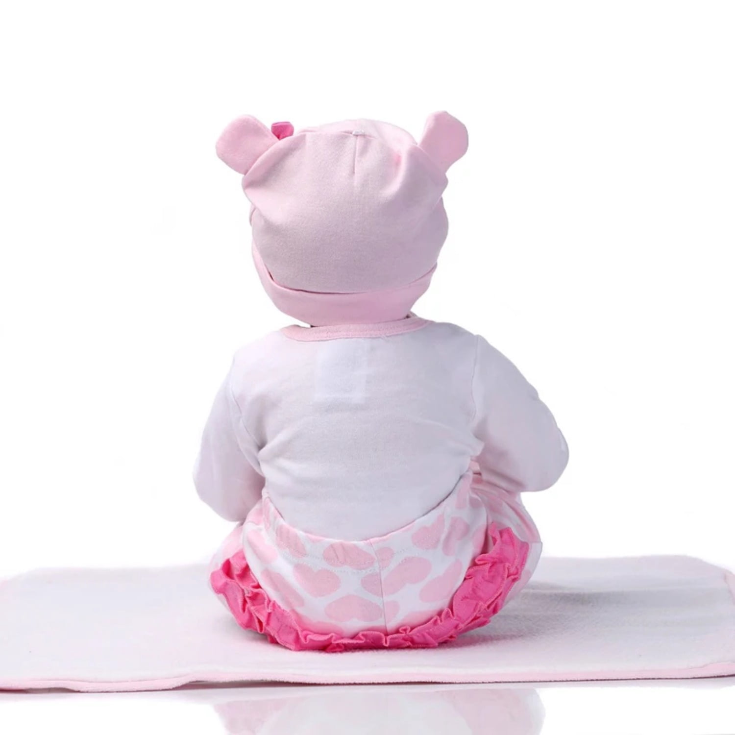 55cm Reborn Doll Soft Silicone Reborn Close Eye Real Looking Reborn Baby Dolls Toys for Gift As Children Playmate Doll Popupar Reborn