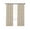 Beige, variant on Teal Floral Blackout Curtains 45 Inches Long for Bedroom, Vintage Modern Geometric Abstract Art Thermal Insulated Room Darkening Black Out Window Curtain Panels Grommet Drapes for Living Room