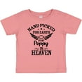 thumbnail image 3 of Inktastic Handpicked for Earth by My Poppy in Heaven with Angel Wings` Boys or Girls Baby T-Shirt, 3 of 5