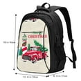 thumbnail image 5 of Balery Merry Christmas 1 Print USB Charging Backpack for Men and Women - Water-Resistant, Anti-Theft Laptop Backpack with USB Port for Travel, Work, School, and College, 5 of 7