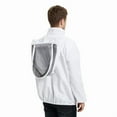 thumbnail image 3 of Beekeeping Jacket for Men Women Bee Jacket with Veil Hood,Beekeeper Jacket,Bee Keeper Suite Suitable for Professional Beekeepers and Beginners（white L thin version ）, 3 of 5