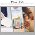 thumbnail image 2 of CIMAXIC Clear Acrylic Display Donation Box Ballot Box Ticket Suggestion Container,7.87"X7.87"X5.91", 2 of 5