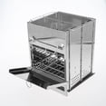 thumbnail image 1 of Camp Grill Foldable Stainless Steel Small Portable Stoves with Carrying Bag for Camping Cooking Barbecue, 1 of 7