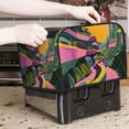thumbnail image 7 of Lsque Retro Futuristic Landscape Print 4 Slice Toaster Cover , Kitchen Appliance Dustproof Protector , Toaster Protector Dustproof Kitchen Appliance Cover, 7 of 7