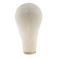 thumbnail image 3 of lionlar 21'' Canvas Cover Head Mannequin Head Making Hat Display Styling Model Beige, 3 of 9
