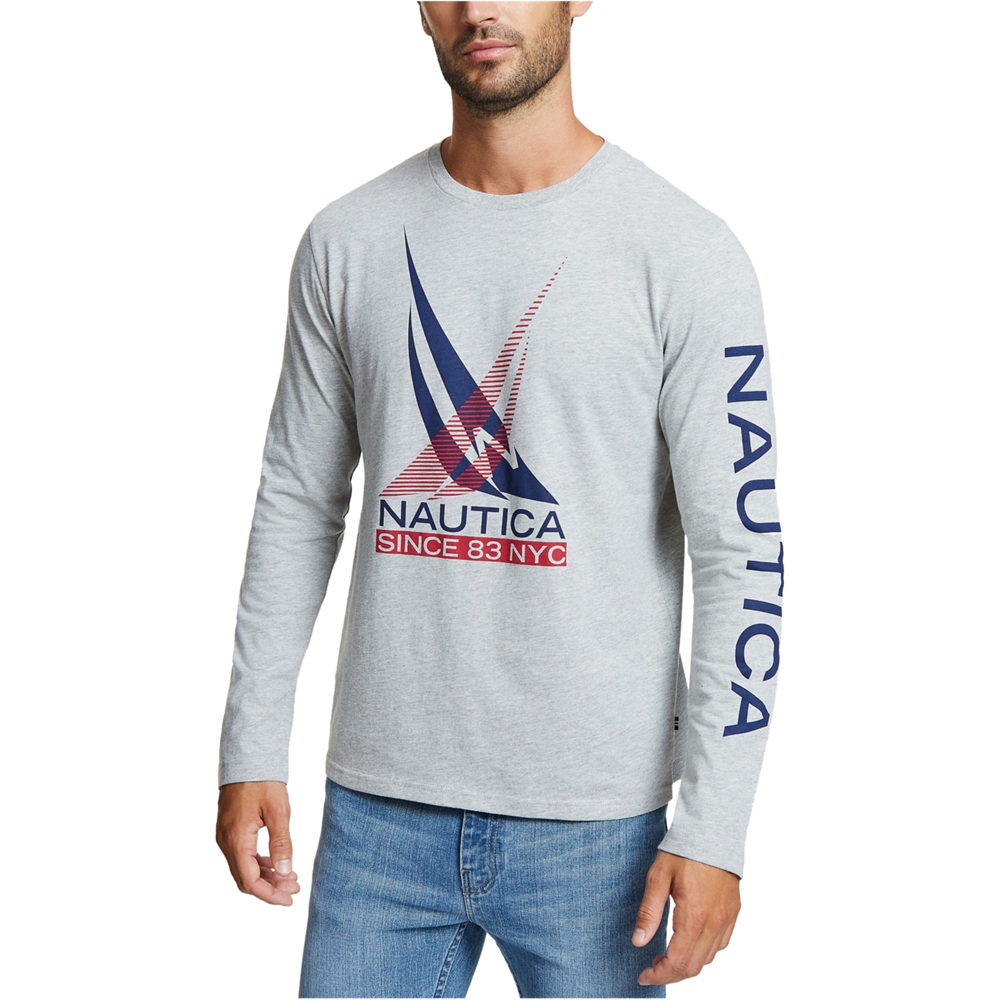 Nautica Mens Exel Logo Graphic T-Shirt 