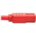 thumbnail image 4 of Tripp Lite 2ft Heavy-Duty Computer Power Cord (IEC-320-C14 to IEC-320-C15), Red, 4 of 5