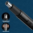 thumbnail image 6 of Snmubt Nose Hair Clippers Rechargeable For Cleaning And Trimming Nose Hair Portable Nose Hair Shaving Machine Washable Without Hurting The Nose (Black), 6 of 8