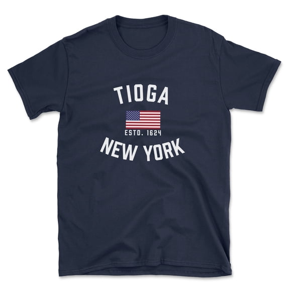 Tioga New York Patriot Men's Cotton T-Shirt