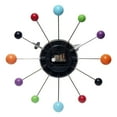 thumbnail image 4 of Infinity Instruments Horloge Murale Moderne Mi-Siècle 15 Pouces Orb Spoke, 4 of 6