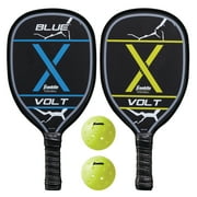 Franklin Sports Pickleball Paddle and Ball Set - Wooden Pickleball Rackets + Pickleballs - 2 Players - USA Pickleball (USAPA) Approved
