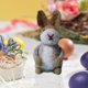 thumbnail image 5 of Penkiiy Hecho a mano Conejo de fieltro de lana de Pascua Ornaments Party Decoración del hogar Colgante, Ornamento de Pascua Conejo Gift Party Decoración del hogar, 5 of 6