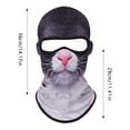 thumbnail image 2 of Animal Print Cycling Face Sweat Absorbing Quick Drying Breathable Sun Headgear for Outdoor Sports, 2 of 5
