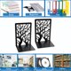 thumbnail image 4 of Sujetalibros para estanterías, sujetalibros de metal para libros de oficina en el hogar, soporte para estanterías, decoración del hogar, tapones para libros, soporte para libros, sujetalibros de, 4 of 5