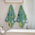 thumbnail image 4 of SKYSONIC 2 Pack Cute Frogs Hand Towels,Ultra Soft Face Towel Hand Cloth Absorbent Fingertip Bath Towels for Bathroom Hotel, Gym and Spa 28" X 14", 4 of 7