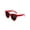 Red, variant on FEISEDY Retro Cat Eye Sunglasses Women Men Vintage Square Cateye UV400 Sunglasses B2586