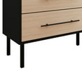 thumbnail image 4 of Castle Place Mid-Century 4-Drawer Wooden Dresser, Antique Oak, 4 of 8