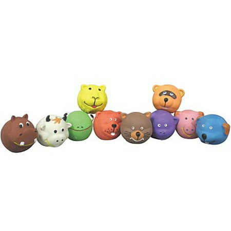 4 Assorted Squeaky Pet Toys - Squeakies Latex Dog Toys (Assorted)