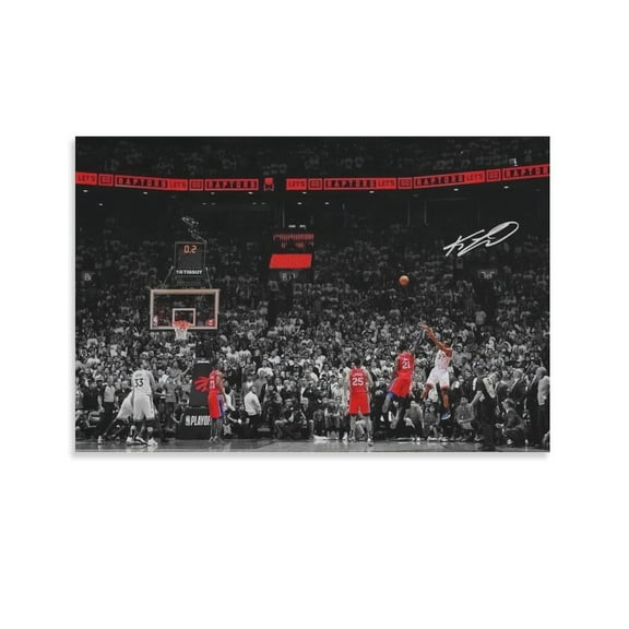 Kawhi Leonard Poster Posters Art Print Wall Photo Paint Poster Hanging Picture Family Bedroom Decor Gift 12x18inch(30x45cm)