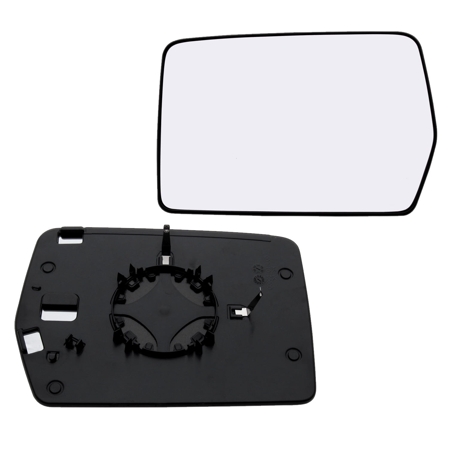 New Replacement Driver Side Mirror NonHeated Glass With Backing For