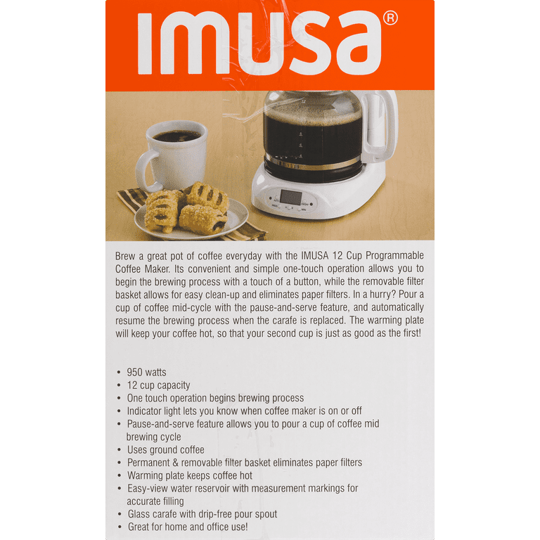 IMUSA 12-Cup Espresso Coffee Maker