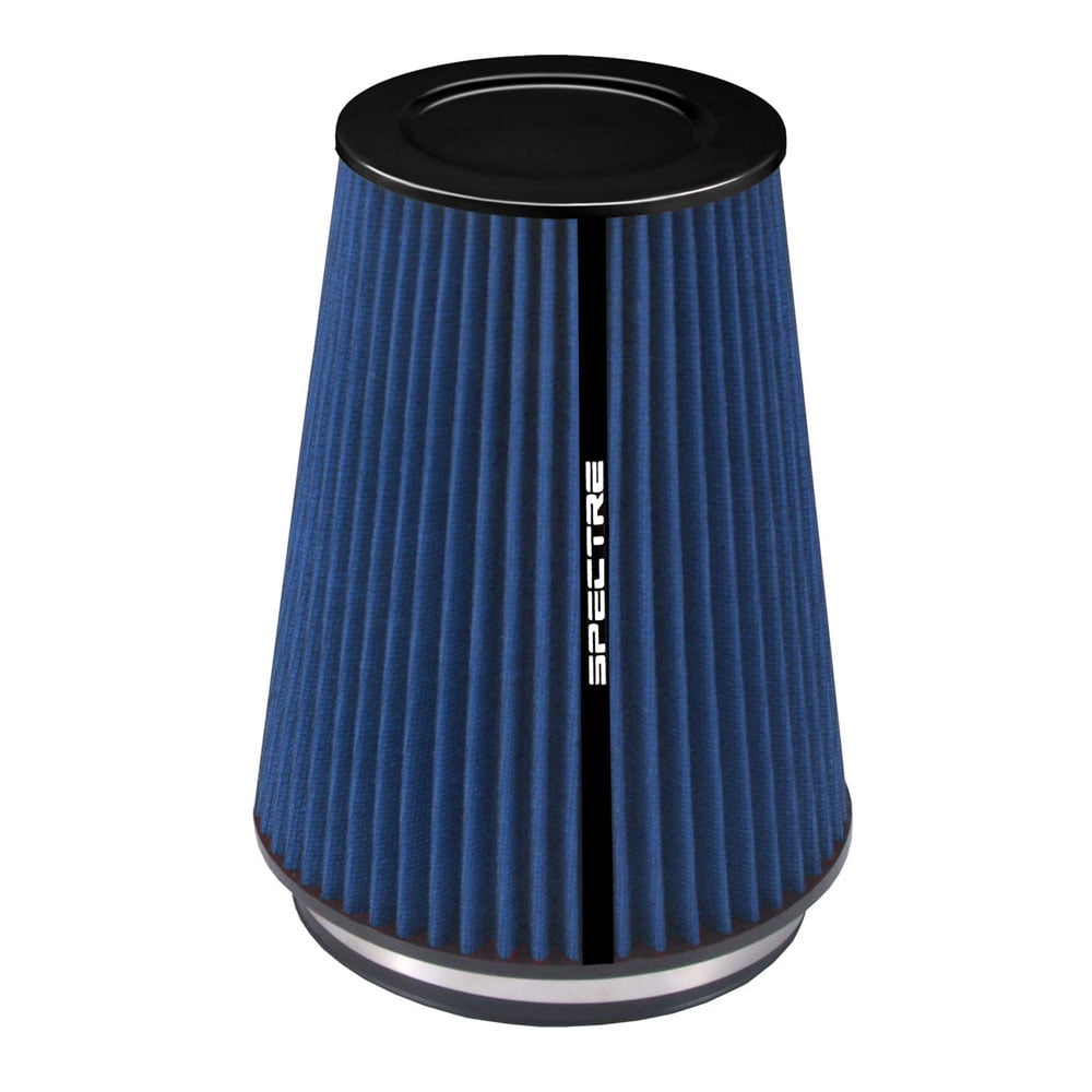 130 mm Spectre Performance HPR0883 Universal Clamp-On Air Filter: Round Tapered; 3.5 in Base; 5.125 in 89 mm Height; 6 in Top Flange ID; 10.719 in 272 mm 152 mm 