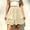 *Khaki, variant on Women's Elastic High Waist Tiered Ruffle Flowy A Line Mini Skirt,Casual Summer Swing Skirt Hot Pink,Women's Plus M