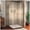 Chrome, variant on SEN987-BG-3732-10 72" High X 37" Wide X 32" Deep Hinged Frameless Shower Enclosure -