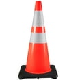 thumbnail image 2 of VEVOR 6-Pack 36-Inch Orange PVC Traffic Safety Cones with Reflective Collars and Weighted Base for Construction, Traffic, and Parking Management, 2 of 12
