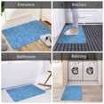 thumbnail image 6 of Non Slip Door Mat, Blue Glitter lightning C Fast Drying Bath Tub Mats, Absorbent Bathroom Rugs Entrance Welcome Mat, Bath MatS for Tub, Floor, Home, Kitchen, Hotel,16x24in, 6 of 6