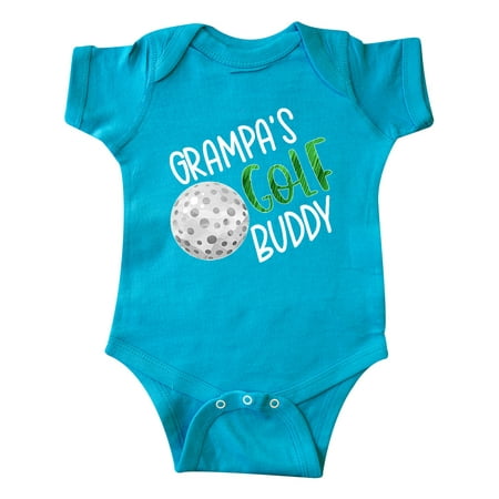 

Inktastic Grampa s Golf Buddy with Golf Ball Gift Baby Boy or Baby Girl Bodysuit