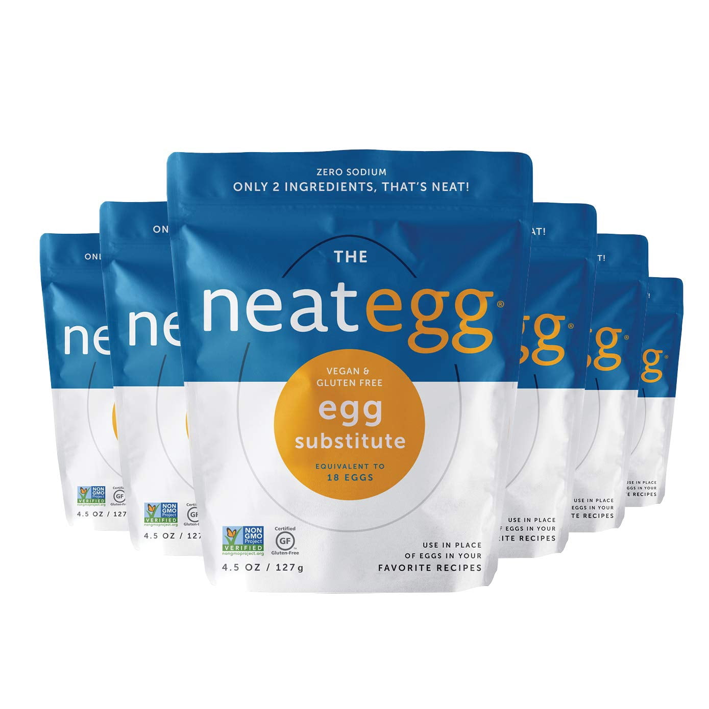 neat Egg Mix (4.5 oz.) (Pack of 6) - Egg Substitute Mix, Plant Based