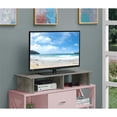 thumbnail image 2 of Pemberly Row Contemporary Wood Large Monitor Riser for TVs up to 42" in Gray, 2 of 5
