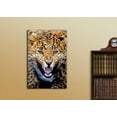 thumbnail image 2 of Canvas Prints Wall Art - Angry Leopard Wild Animal/Beast Photograph | Modern Wall Decor/Home Decoration Stretched Gallery Canvas Wrap Giclee Print &amp; Ready to Hang - 16" x 24", 2 of 4