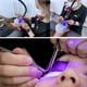 thumbnail image 5 of Luz De Escritorio LED UV, Lámpara De Curado De Pegamento Portátil, Control De Pedal, Cuello De Cisne Flexible De Aluminio, Enchufe Estadounidense 100-240V Para Uñas, 5 of 7